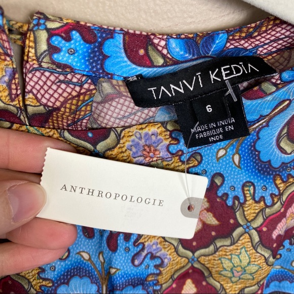 New with tags Anthropologie tanvi kedia blouse - Picture 5 of 5